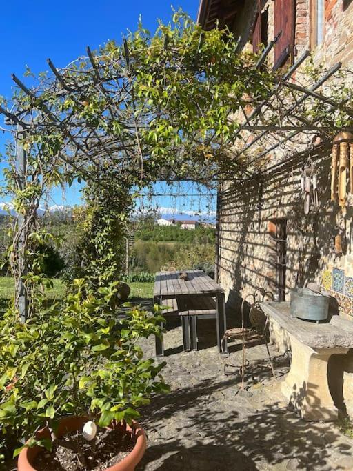 Rustico Im Piemont Mit Panorama Clavesana Exterior foto